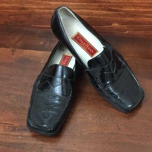 Cole Haan Resort Black Patent Leather Loafer.